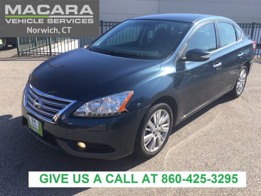 2013 Nissan Sentra 4dr Sdn I4 CVT SL, available for sale in Norwich, Connecticut | MACARA Vehicle Services, Inc. Norwich, Connecticut