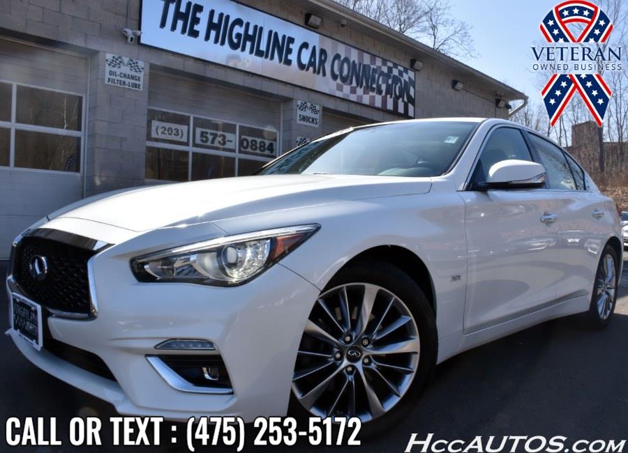 2018 INFINITI Q50 3.0t LUXE AWD, available for sale in Waterbury, Connecticut | Highline Car Connection. Waterbury, Connecticut