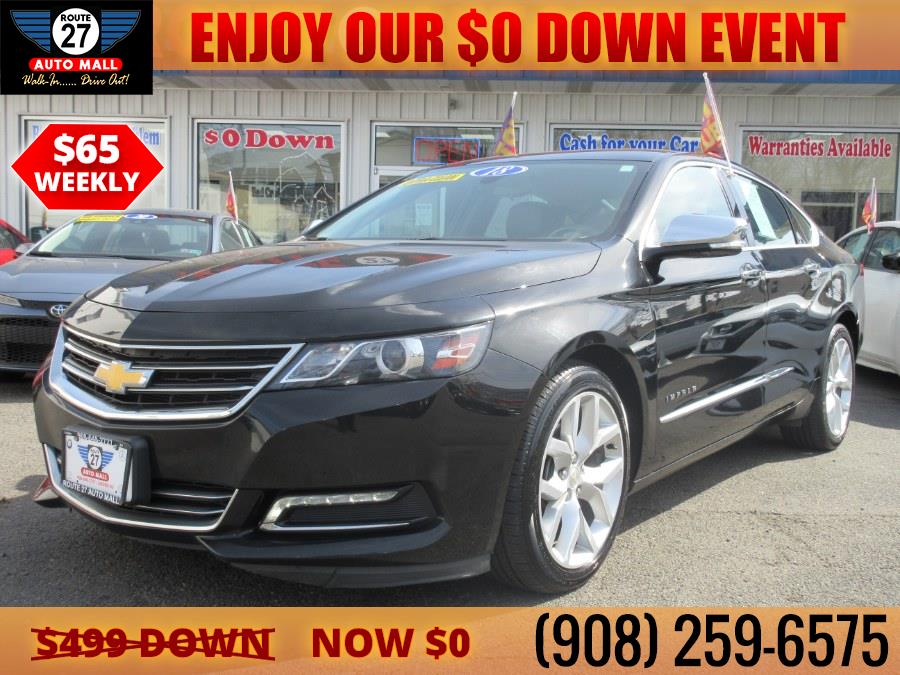 2018 Chevrolet Impala 4dr Sdn Premier w/2LZ, available for sale in Linden, New Jersey | Route 27 Auto Mall. Linden, New Jersey 2018 Chevrolet Impala 4dr Sdn Premier w/2LZ, available for sale in Linden, New Jersey | Route 27 Auto Mall. Linden, New Jersey
