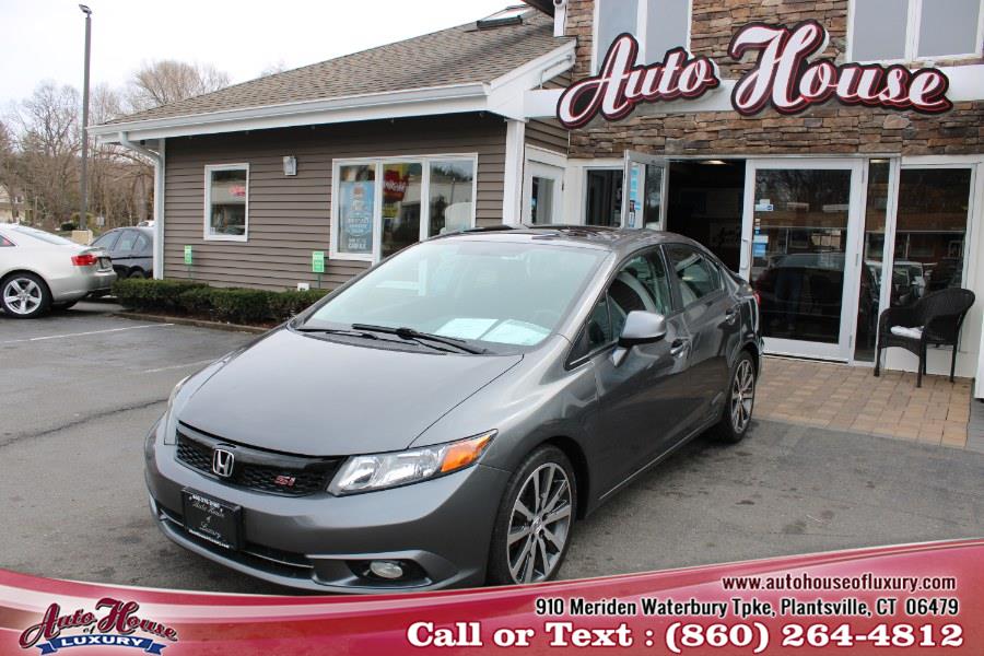 2012 Honda Civic Sdn 4dr Man Si, available for sale in Plantsville, Connecticut | Auto House of Luxury. Plantsville, Connecticut