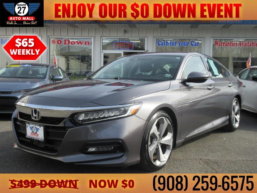 2018 Honda Accord Sedan Touring 1.5T CVT, available for sale in Linden, New Jersey | Route 27 Auto Mall. Linden, New Jersey 2018 Honda Accord Sedan Touring 1.5T CVT, available for sale in Linden, New Jersey | Route 27 Auto Mall. Linden, New Jersey