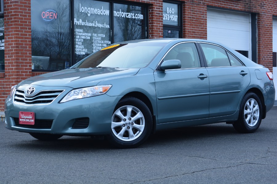 2011 Toyota Camry 4dr Sdn I4 Auto LE (Natl), available for sale in ENFIELD, Connecticut | Longmeadow Motor Cars. ENFIELD, Connecticut