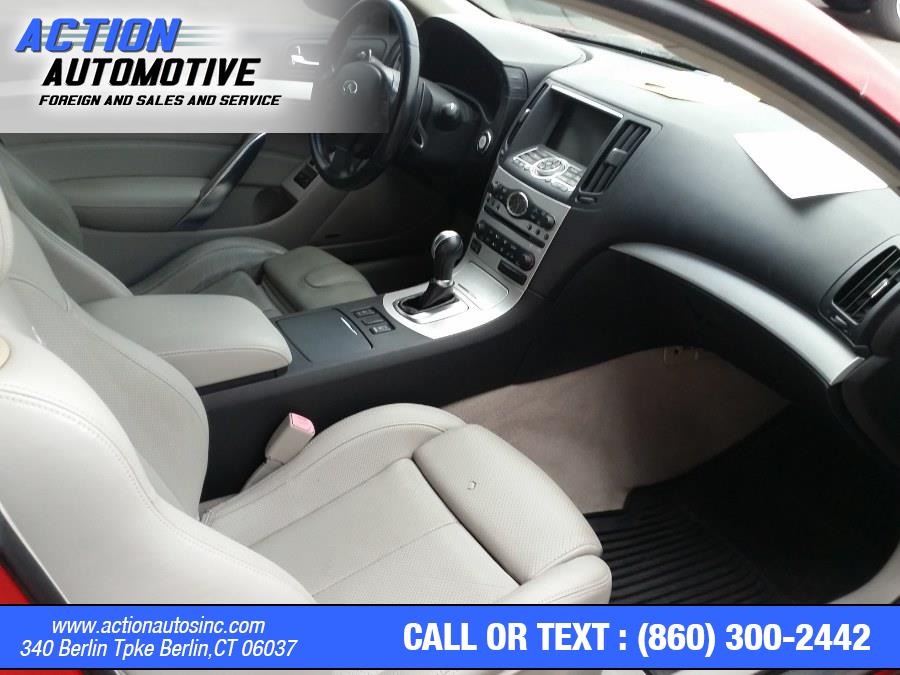 Used Infiniti G37 Coupe 2dr Sport 2008 | Action Automotive. Berlin, Connecticut Used Infiniti G37 Coupe 2dr Sport 2008 | Action Automotive. Berlin, Connecticut