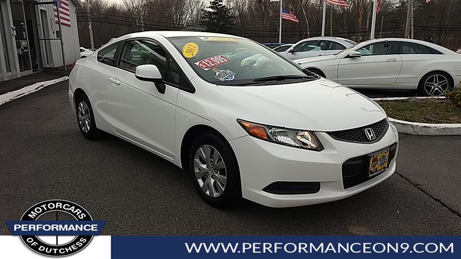 2012 Honda Civic Cpe 2dr Auto LX, available for sale in Wappingers Falls, New York | Performance Motor Cars. Wappingers Falls, New York