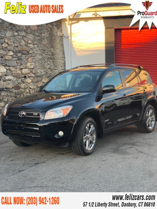 2008 Toyota RAV4 4WD 4dr V6 5-Spd AT Sport (Natl), available for sale in Danbury, Connecticut | Feliz Used Auto Sales. Danbury, Connecticut