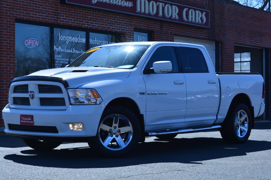 2012 Ram 1500 4WD Crew Cab 140.5" Sport, available for sale in ENFIELD, Connecticut | Longmeadow Motor Cars. ENFIELD, Connecticut