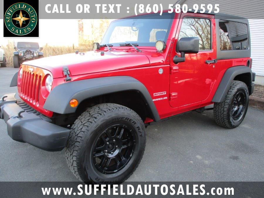 2011 Jeep Wrangler 4WD 2dr Sport, available for sale in Suffield, Connecticut | Suffield Auto LLC. Suffield, Connecticut 2011 Jeep Wrangler 4WD 2dr Sport, available for sale in Suffield, Connecticut | Suffield Auto LLC. Suffield, Connecticut