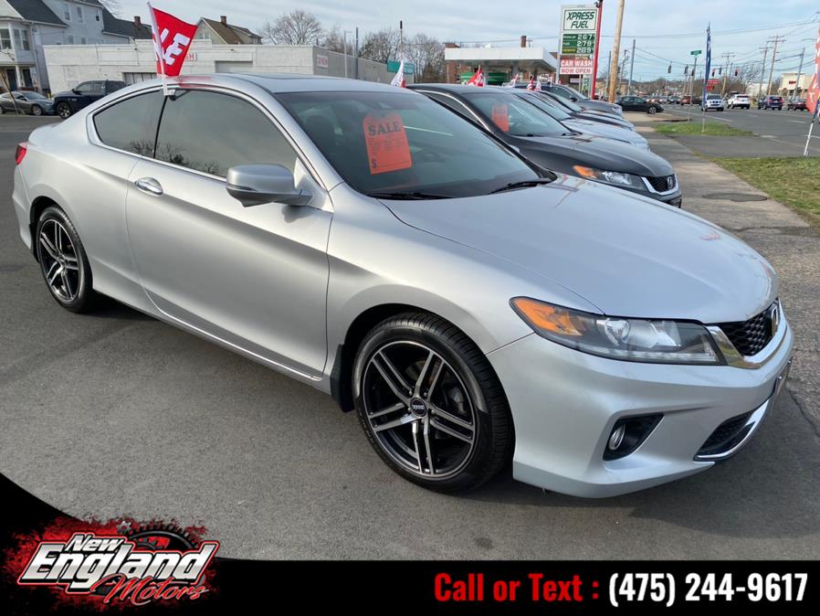 2014 Honda Accord Coupe 2dr V6 Auto EX-L w/Navi, available for sale in Hamden, Connecticut | New England Motors LLC. Hamden, Connecticut