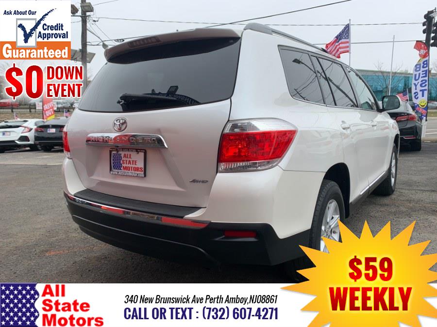 2012 Toyota Highlander 4WD 4dr V6 SE, available for sale in Perth Amboy, New Jersey | All State Motor Inc. Perth Amboy, New Jersey 2012 Toyota Highlander 4WD 4dr V6 SE, available for sale in Perth Amboy, New Jersey | All State Motor Inc. Perth Amboy, New Jersey