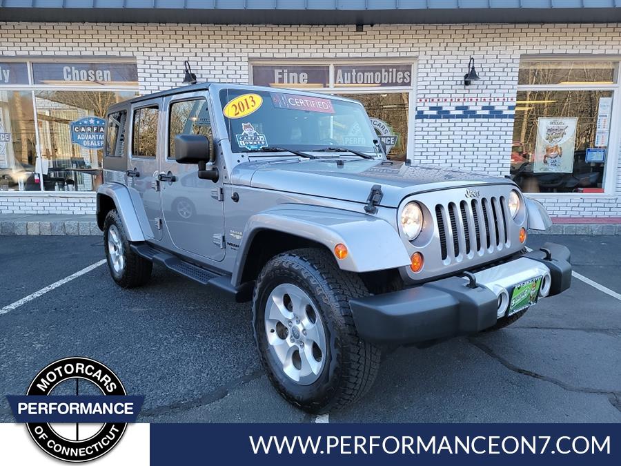 2013 Jeep Wrangler Unlimited 4WD 4dr Sahara, available for sale in Wilton, Connecticut | Performance Motor Cars Of Connecticut LLC. Wilton, Connecticut