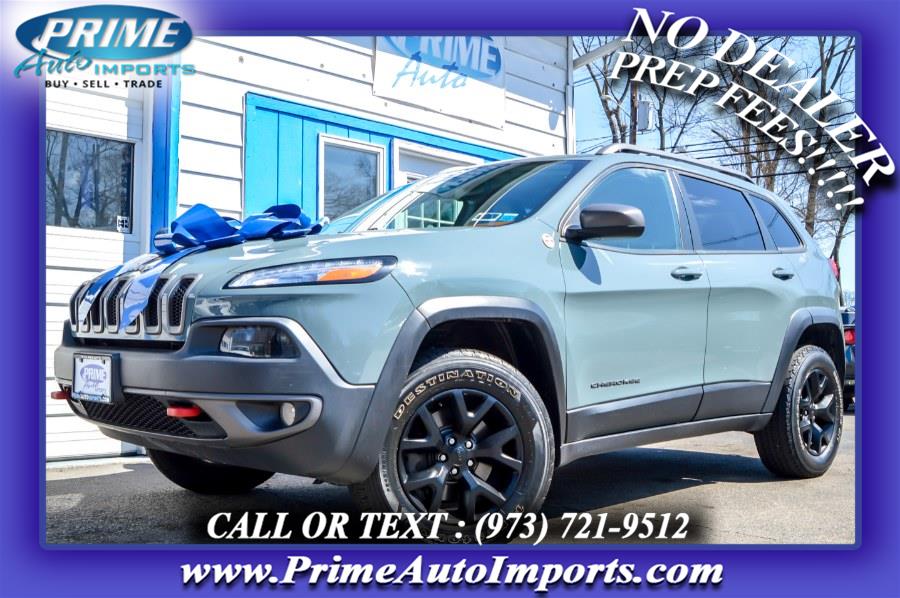 2015 Jeep Cherokee 4WD 4dr Trailhawk, available for sale in Bloomingdale, New Jersey | Prime Auto Imports. Bloomingdale, New Jersey