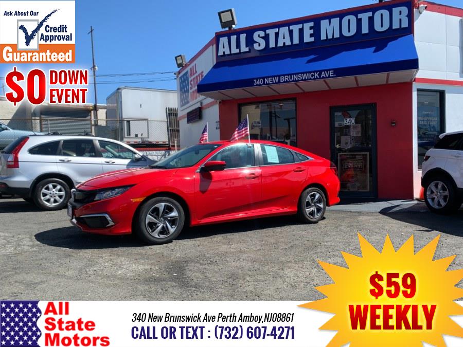 2019 Honda Civic Sedan LX CVT, available for sale in Perth Amboy, New Jersey | All State Motor Inc. Perth Amboy, New Jersey