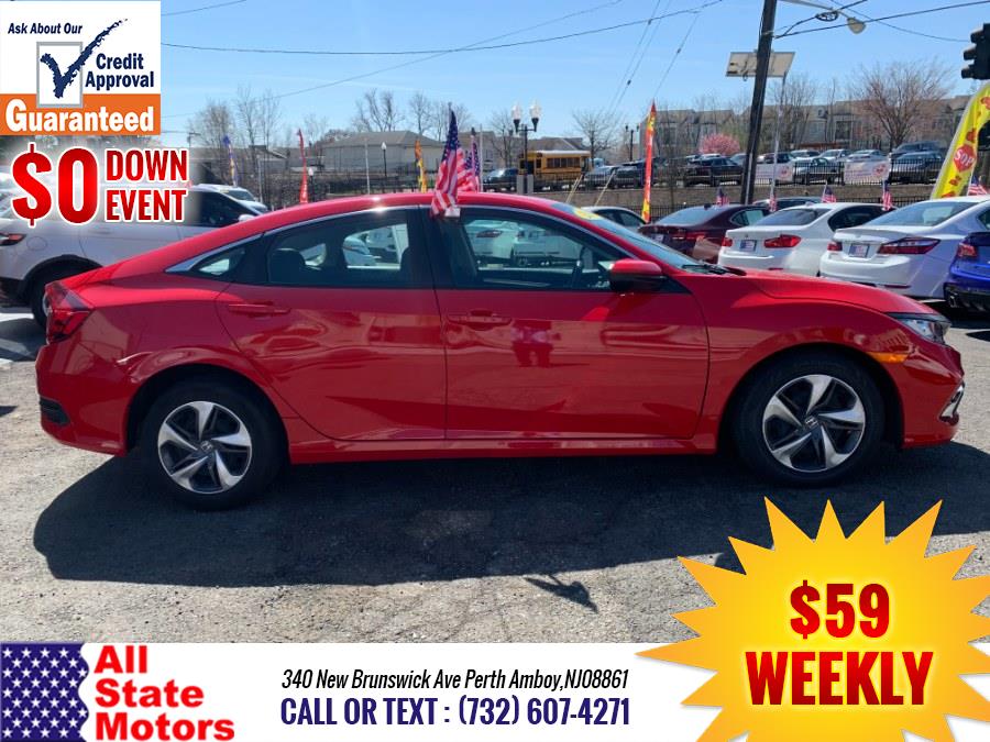 2019 Honda Civic Sedan LX CVT, available for sale in Perth Amboy, New Jersey | All State Motor Inc. Perth Amboy, New Jersey 2019 Honda Civic Sedan LX CVT, available for sale in Perth Amboy, New Jersey | All State Motor Inc. Perth Amboy, New Jersey
