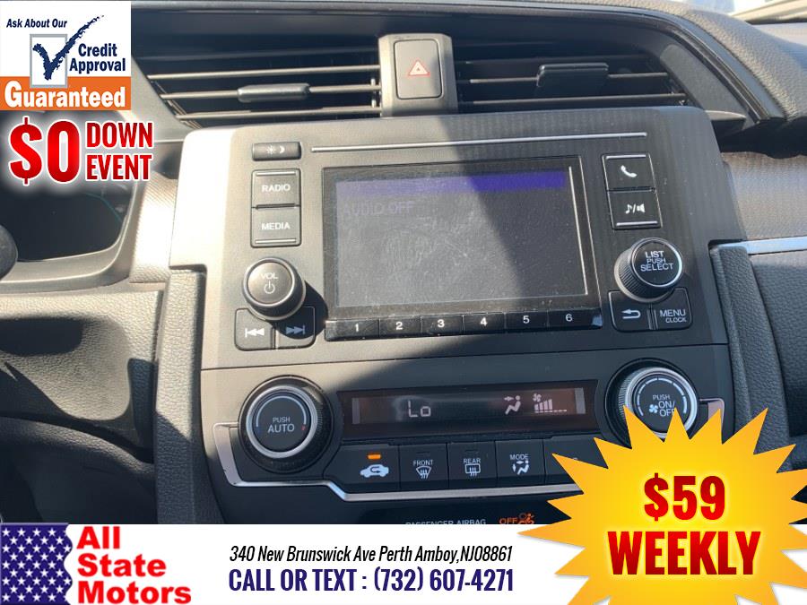 2019 Honda Civic Sedan LX CVT, available for sale in Perth Amboy, New Jersey | All State Motor Inc. Perth Amboy, New Jersey 2019 Honda Civic Sedan LX CVT, available for sale in Perth Amboy, New Jersey | All State Motor Inc. Perth Amboy, New Jersey