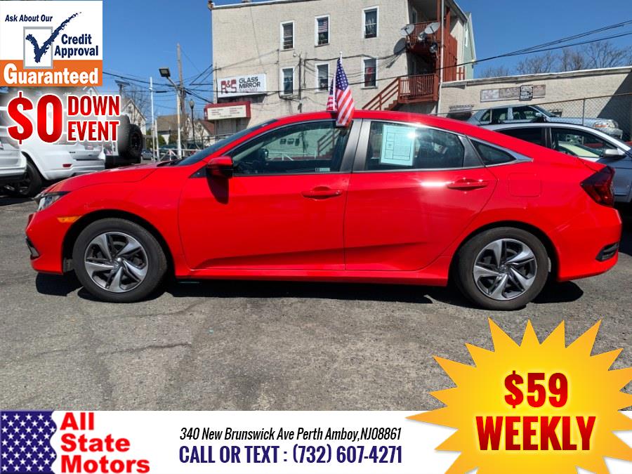 2019 Honda Civic Sedan LX CVT, available for sale in Perth Amboy, New Jersey | All State Motor Inc. Perth Amboy, New Jersey 2019 Honda Civic Sedan LX CVT, available for sale in Perth Amboy, New Jersey | All State Motor Inc. Perth Amboy, New Jersey