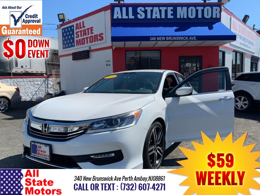 2016 Honda Accord Sedan 4dr I4 CVT Sport, available for sale in Perth Amboy, New Jersey | All State Motor Inc. Perth Amboy, New Jersey