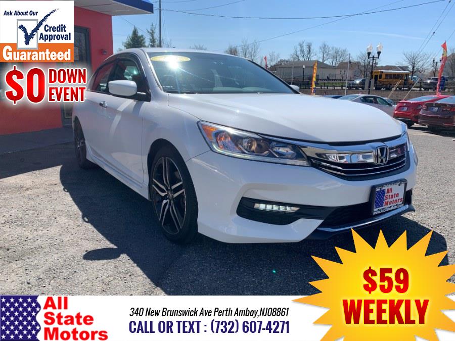 2016 Honda Accord Sedan 4dr I4 CVT Sport, available for sale in Perth Amboy, New Jersey | All State Motor Inc. Perth Amboy, New Jersey 2016 Honda Accord Sedan 4dr I4 CVT Sport, available for sale in Perth Amboy, New Jersey | All State Motor Inc. Perth Amboy, New Jersey