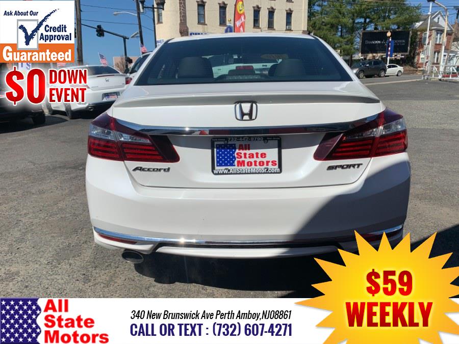 2016 Honda Accord Sedan 4dr I4 CVT Sport, available for sale in Perth Amboy, New Jersey | All State Motor Inc. Perth Amboy, New Jersey 2016 Honda Accord Sedan 4dr I4 CVT Sport, available for sale in Perth Amboy, New Jersey | All State Motor Inc. Perth Amboy, New Jersey