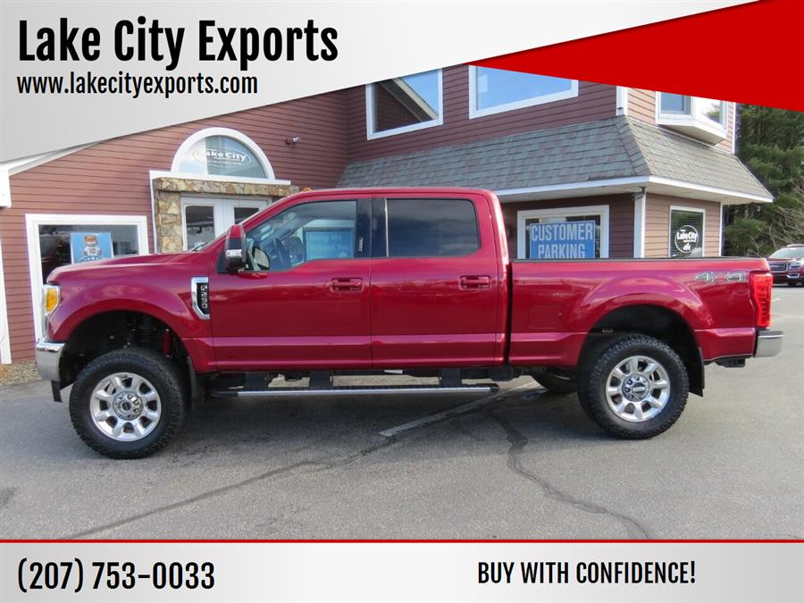 2017 Ford F-250 Super Duty Lariat 4x4 4dr Crew Cab 6.8 ft. SB Pickup, available for sale in Auburn, Maine | Lake City Exports Inc. Auburn, Maine
