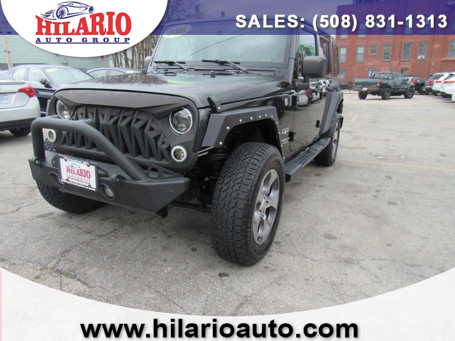 2016 Jeep Wrangler Unlimited Sahara, available for sale in Worcester, Massachusetts | Hilario's Auto Sales Inc.. Worcester, Massachusetts