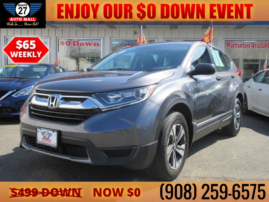 2018 Honda CR-V LX AWD, available for sale in Linden, New Jersey | Route 27 Auto Mall. Linden, New Jersey 2018 Honda CR-V LX AWD, available for sale in Linden, New Jersey | Route 27 Auto Mall. Linden, New Jersey