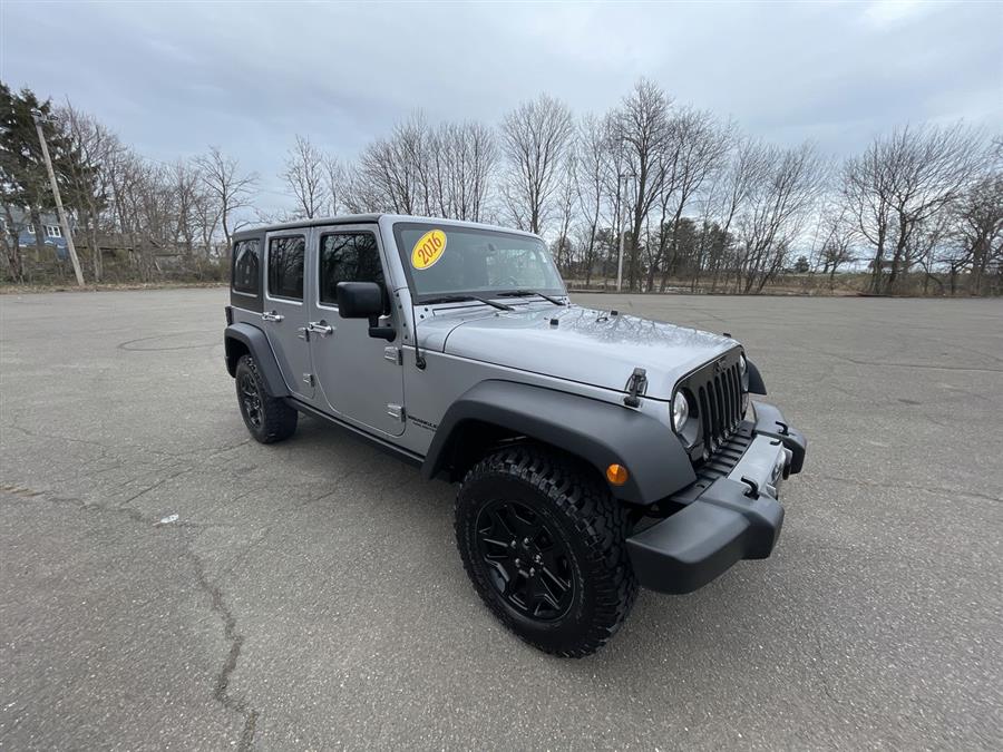 2016 Jeep Wrangler Unlimited 4WD 4dr Sport, available for sale in Stratford, Connecticut | Wiz Leasing Inc. Stratford, Connecticut