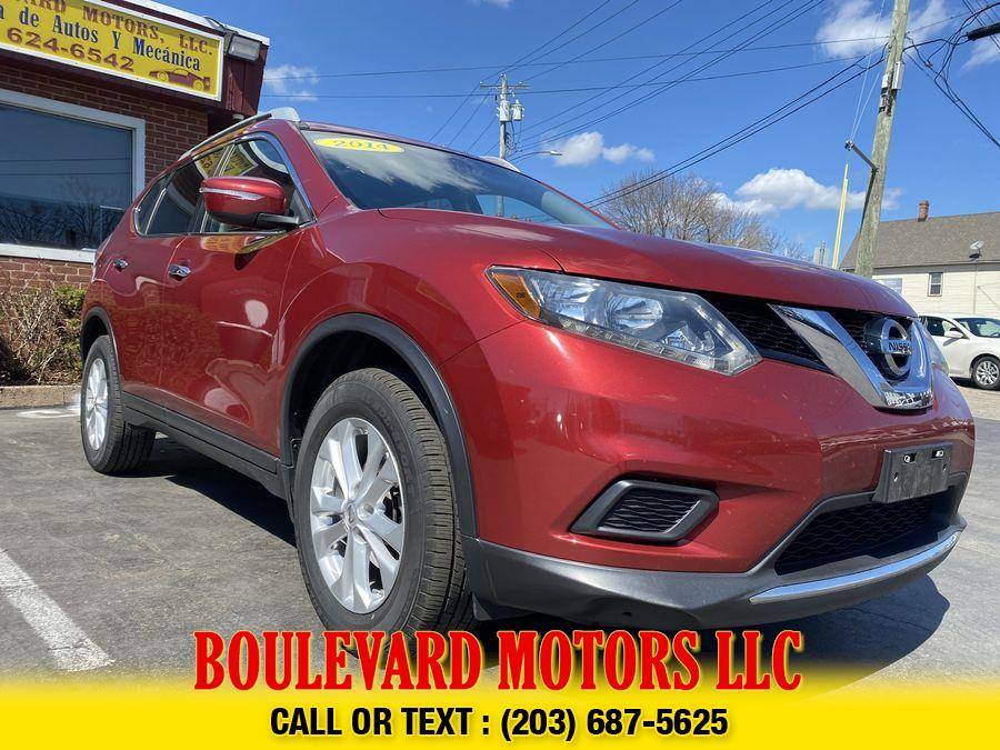 2014 Nissan Rogue SV Sport Utility 4D, available for sale in New Haven, Connecticut | Boulevard Motors LLC. New Haven, Connecticut