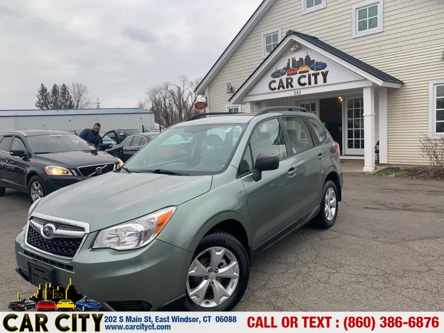 2015 Subaru Forester 4dr CVT 2.5i PZEV, available for sale in East Windsor, Connecticut | Car City LLC. East Windsor, Connecticut 2015 Subaru Forester 4dr CVT 2.5i PZEV, available for sale in East Windsor, Connecticut | Car City LLC. East Windsor, Connecticut