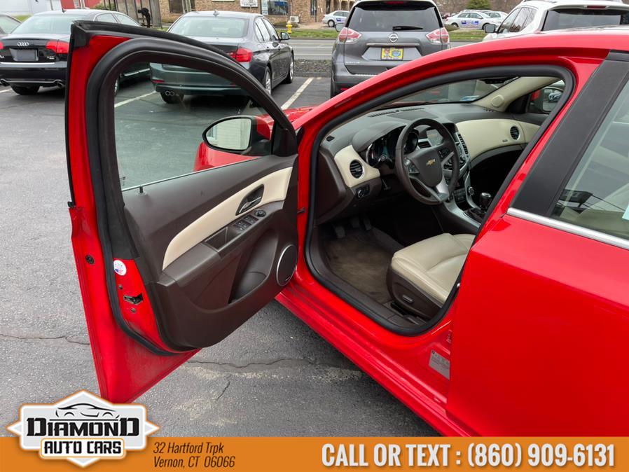 2014 Chevrolet Cruze 4dr Sdn Man 2LT, available for sale in Vernon, Connecticut | TD Automotive Enterprises LLC DBA Diamond Auto Cars. Vernon, Connecticut 2014 Chevrolet Cruze 4dr Sdn Man 2LT, available for sale in Vernon, Connecticut | TD Automotive Enterprises LLC DBA Diamond Auto Cars. Vernon, Connecticut