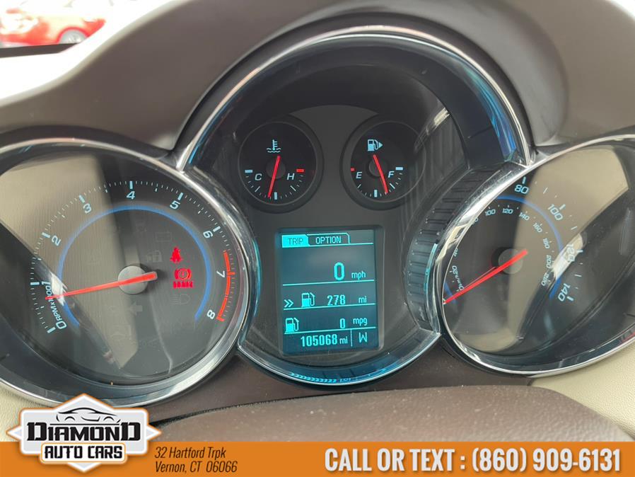 2014 Chevrolet Cruze 4dr Sdn Man 2LT, available for sale in Vernon, Connecticut | TD Automotive Enterprises LLC DBA Diamond Auto Cars. Vernon, Connecticut 2014 Chevrolet Cruze 4dr Sdn Man 2LT, available for sale in Vernon, Connecticut | TD Automotive Enterprises LLC DBA Diamond Auto Cars. Vernon, Connecticut