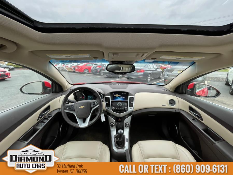 2014 Chevrolet Cruze 4dr Sdn Man 2LT, available for sale in Vernon, Connecticut | TD Automotive Enterprises LLC DBA Diamond Auto Cars. Vernon, Connecticut 2014 Chevrolet Cruze 4dr Sdn Man 2LT, available for sale in Vernon, Connecticut | TD Automotive Enterprises LLC DBA Diamond Auto Cars. Vernon, Connecticut