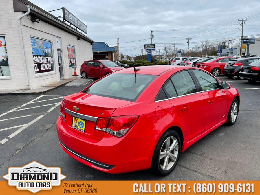 2014 Chevrolet Cruze 4dr Sdn Man 2LT, available for sale in Vernon, Connecticut | TD Automotive Enterprises LLC DBA Diamond Auto Cars. Vernon, Connecticut 2014 Chevrolet Cruze 4dr Sdn Man 2LT, available for sale in Vernon, Connecticut | TD Automotive Enterprises LLC DBA Diamond Auto Cars. Vernon, Connecticut