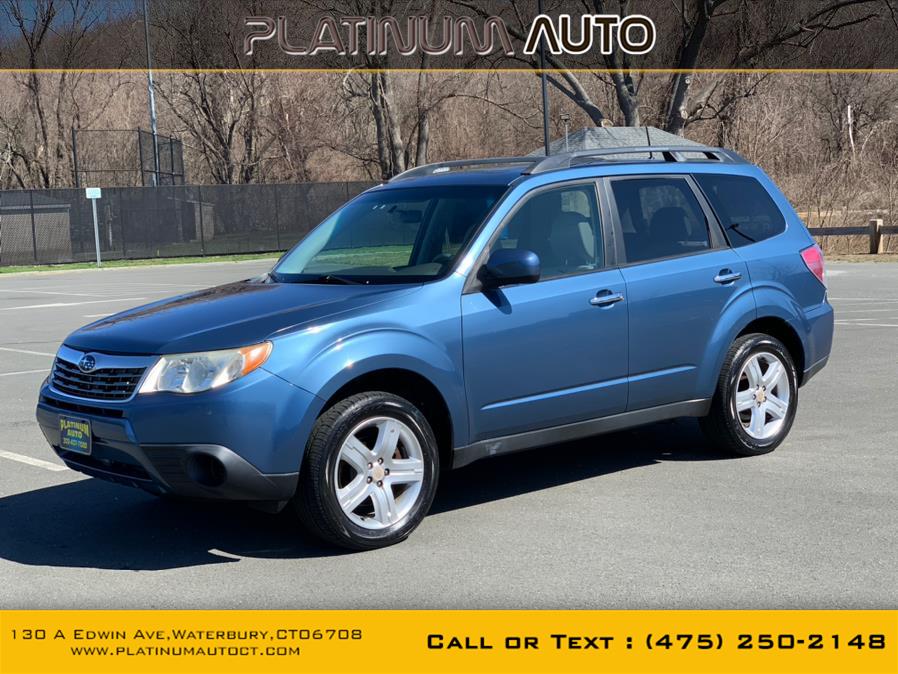 Used Subaru Forester (Natl) 4dr Auto X w/Prem/All-Weather PZEV 2009 | Platinum Auto Care. Waterbury, Connecticut Used Subaru Forester (Natl) 4dr Auto X w/Prem/All-Weather PZEV 2009 | Platinum Auto Care. Waterbury, Connecticut