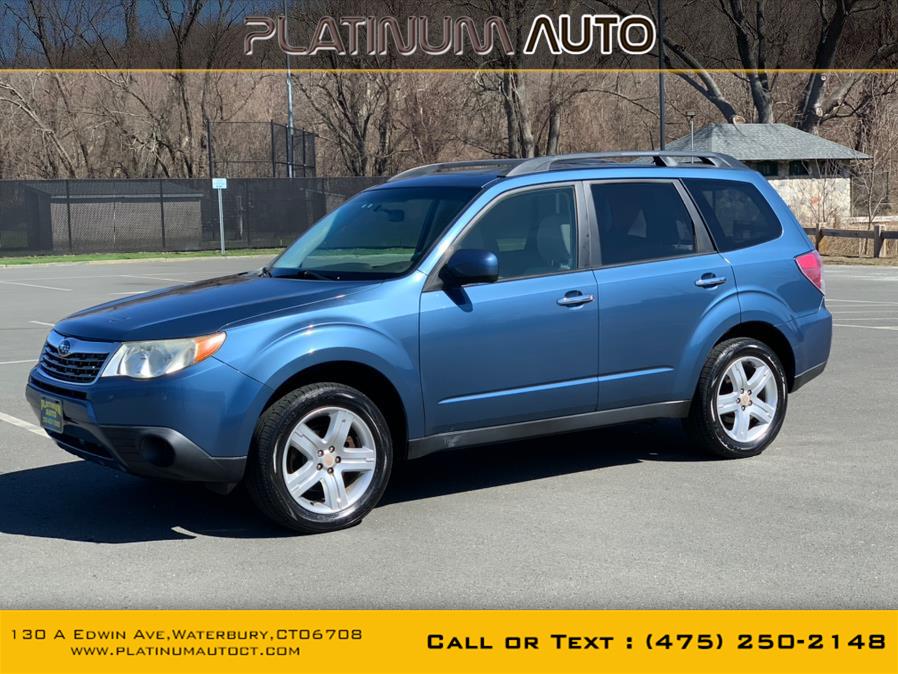 Used Subaru Forester (Natl) 4dr Auto X w/Prem/All-Weather PZEV 2009 | Platinum Auto Care. Waterbury, Connecticut Used Subaru Forester (Natl) 4dr Auto X w/Prem/All-Weather PZEV 2009 | Platinum Auto Care. Waterbury, Connecticut