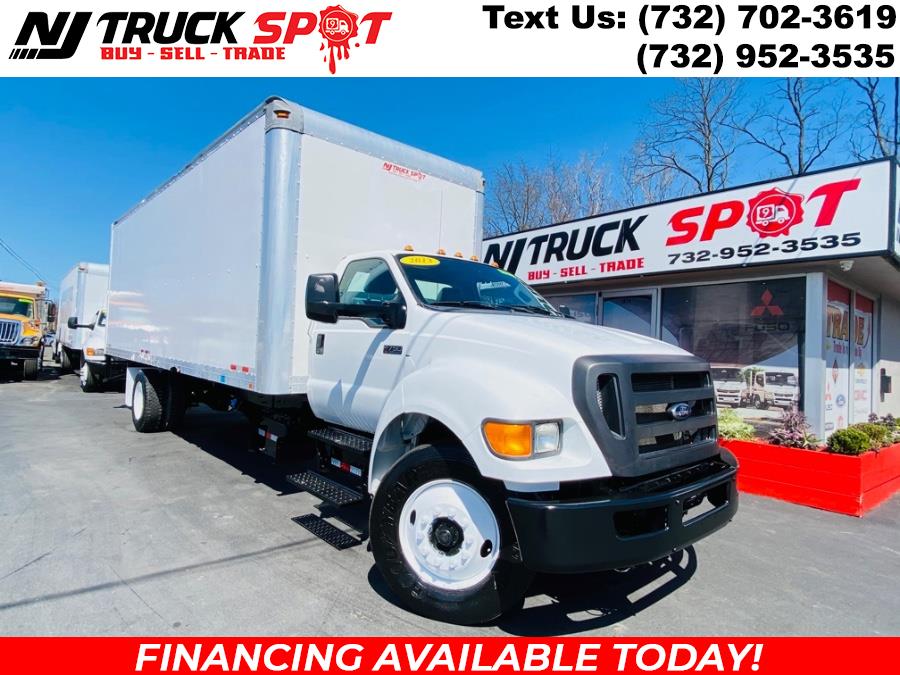 2013 Ford Super Duty F-750 Straight Frame 26 FEET DRY BOX + CUMMINS ENGINE + NO CDL, available for sale in South Amboy, New Jersey | NJ Truck Spot. South Amboy, New Jersey
