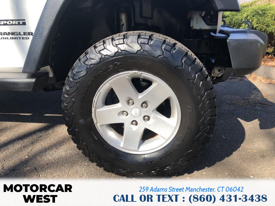 Used Jeep Wrangler Unlimited 4WD 4dr Sport 2010 | Motorcar West. Manchester, Connecticut Used Jeep Wrangler Unlimited 4WD 4dr Sport 2010 | Motorcar West. Manchester, Connecticut