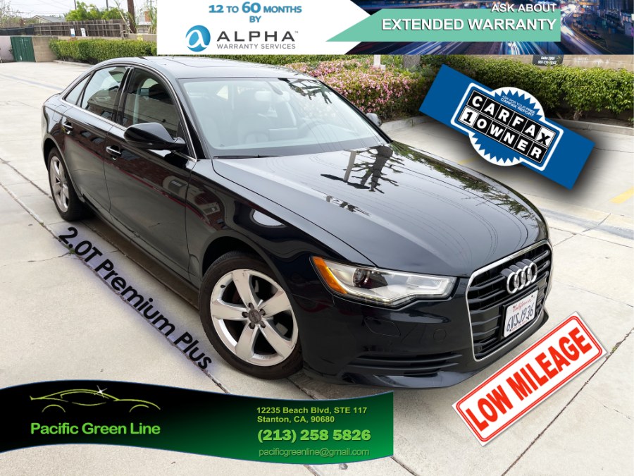 Used Audi A6 4dr Sdn FrontTrak 2.0T Premium Plus 2012 | Pacific Green Line. Stanton, California Used Audi A6 4dr Sdn FrontTrak 2.0T Premium Plus 2012 | Pacific Green Line. Stanton, California