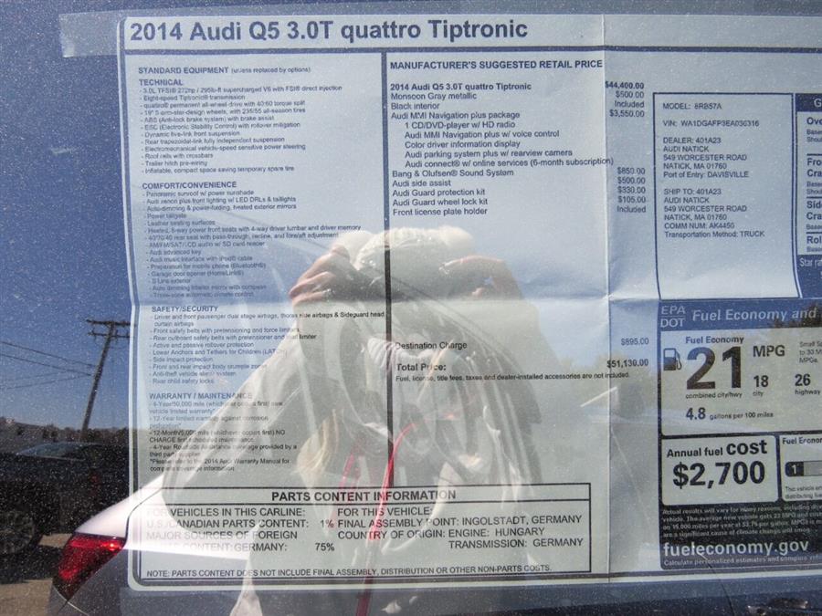 Used Audi Q5 3.0T quattro Premium Plus AWD 4dr SUV 2014 | Lake City Exports Inc. Auburn, Maine Used Audi Q5 3.0T quattro Premium Plus AWD 4dr SUV 2014 | Lake City Exports Inc. Auburn, Maine