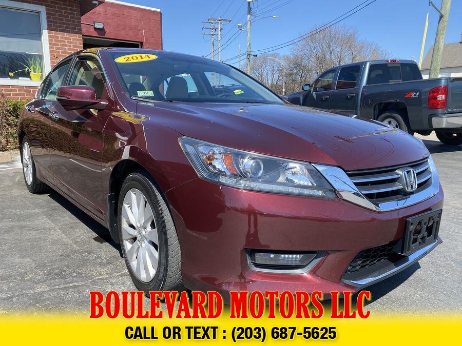 2014 Honda Accord EX Sedan 4D, available for sale in New Haven, Connecticut | Boulevard Motors LLC. New Haven, Connecticut
