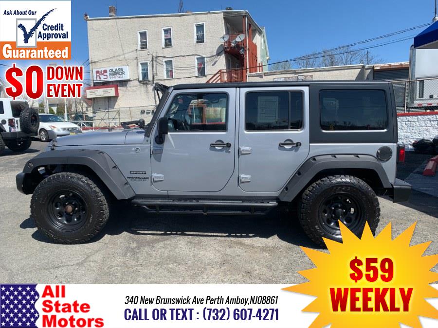 Used Jeep Wrangler Unlimited 4WD 4dr Sport 2015 | All State Motor Inc. Perth Amboy, New Jersey Used Jeep Wrangler Unlimited 4WD 4dr Sport 2015 | All State Motor Inc. Perth Amboy, New Jersey