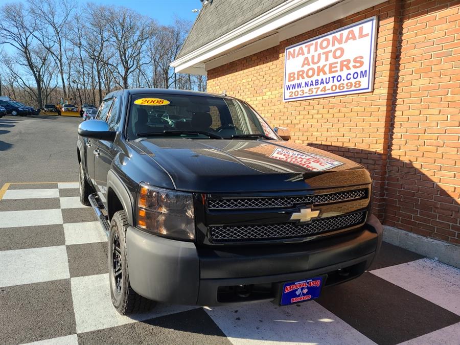 2008 Chevrolet Silverado 1500 4WD Crew Cab LT, available for sale in Waterbury, Connecticut | National Auto Brokers, Inc.. Waterbury, Connecticut