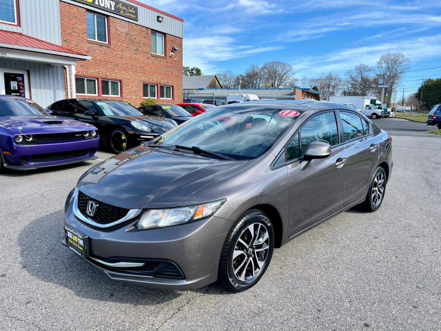 2013 Honda Civic Sdn 4dr Auto EX, available for sale in South Windsor, Connecticut | Mike And Tony Auto Sales, Inc. South Windsor, Connecticut 2013 Honda Civic Sdn 4dr Auto EX, available for sale in South Windsor, Connecticut | Mike And Tony Auto Sales, Inc. South Windsor, Connecticut