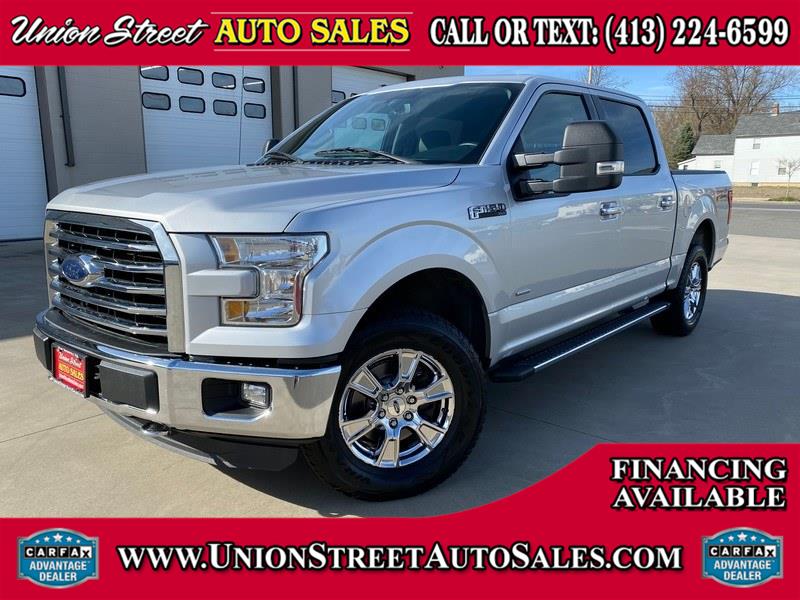 2016 Ford F-150 4WD SuperCrew 145" XLT, available for sale in West Springfield, Massachusetts | Union Street Auto Sales. West Springfield, Massachusetts