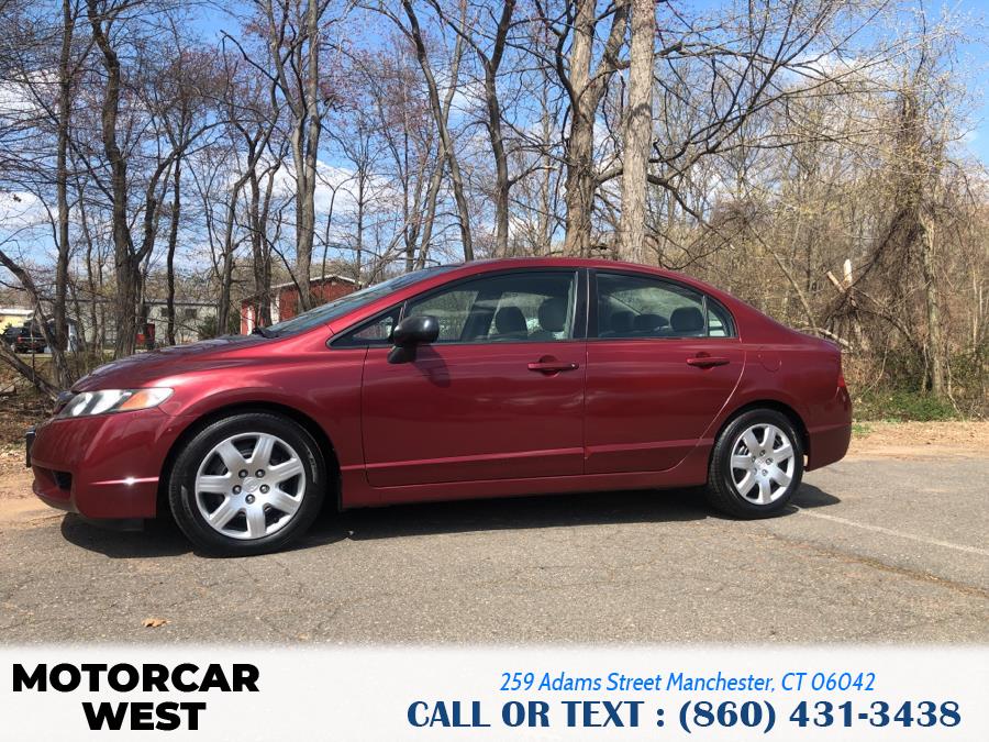 2010 Honda Civic Sdn 4dr Auto LX, available for sale in Manchester, Connecticut | Motorcar West. Manchester, Connecticut