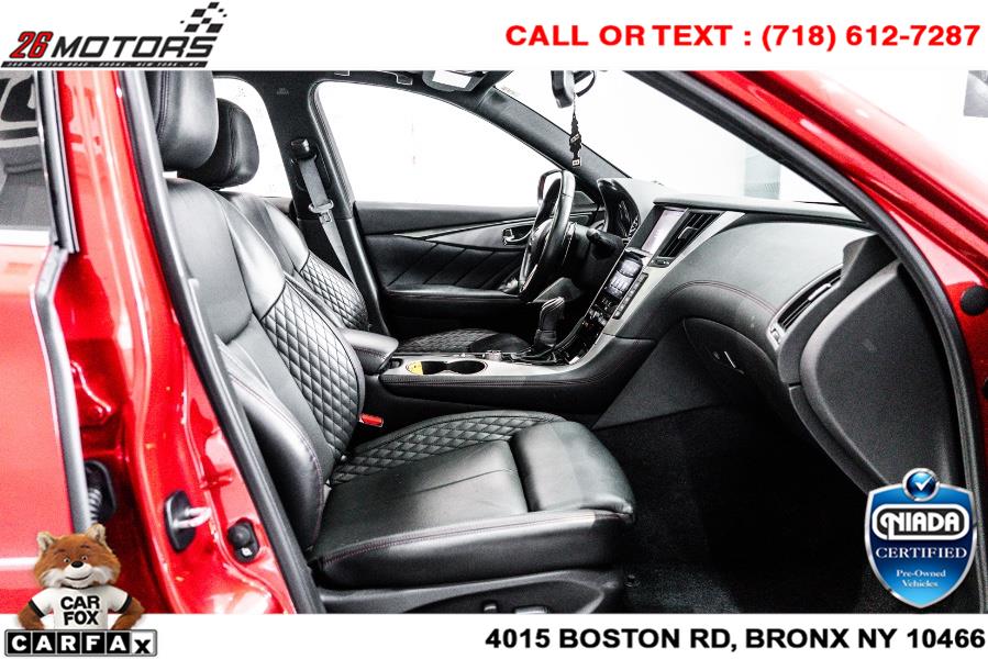 Used INFINITI Q50 RED SPORT 400 AWD 2018 | 26 Motors Corp. Bronx, New York Used INFINITI Q50 RED SPORT 400 AWD 2018 | 26 Motors Corp. Bronx, New York