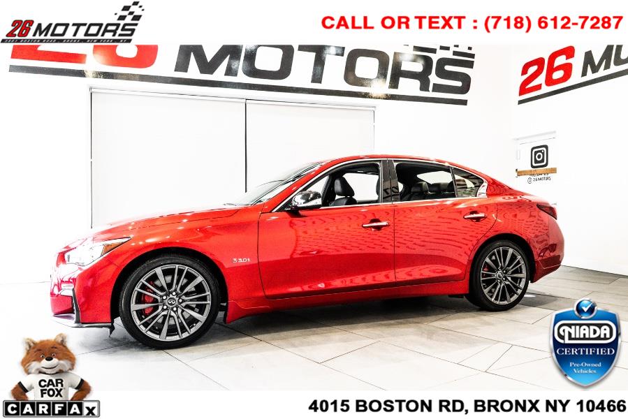 Used INFINITI Q50 RED SPORT 400 AWD 2018 | 26 Motors Corp. Bronx, New York Used INFINITI Q50 RED SPORT 400 AWD 2018 | 26 Motors Corp. Bronx, New York