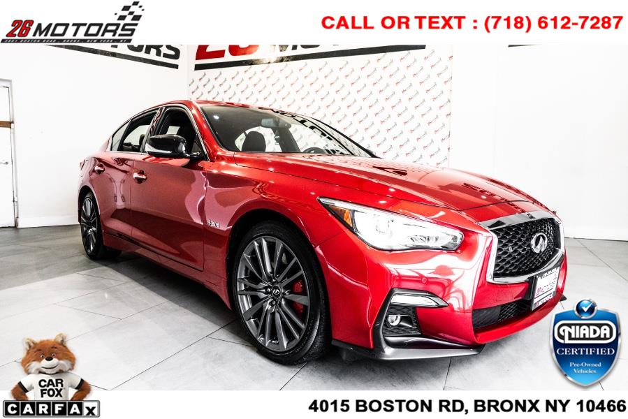 Used INFINITI Q50 RED SPORT 400 AWD 2018 | 26 Motors Corp. Bronx, New York Used INFINITI Q50 RED SPORT 400 AWD 2018 | 26 Motors Corp. Bronx, New York