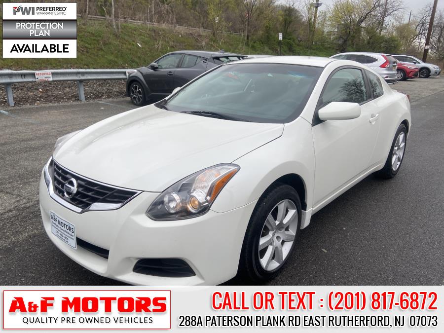 2013 Nissan Altima 2dr Cpe I4 2.5 S, available for sale in East Rutherford, New Jersey | A&F Motors LLC. East Rutherford, New Jersey 2013 Nissan Altima 2dr Cpe I4 2.5 S, available for sale in East Rutherford, New Jersey | A&F Motors LLC. East Rutherford, New Jersey