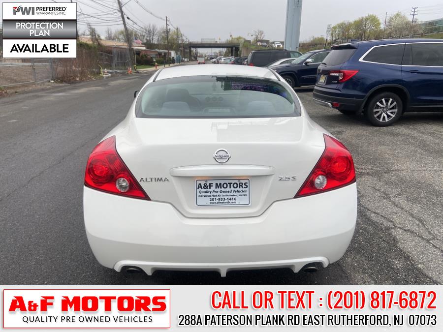 2013 Nissan Altima 2dr Cpe I4 2.5 S, available for sale in East Rutherford, New Jersey | A&F Motors LLC. East Rutherford, New Jersey 2013 Nissan Altima 2dr Cpe I4 2.5 S, available for sale in East Rutherford, New Jersey | A&F Motors LLC. East Rutherford, New Jersey