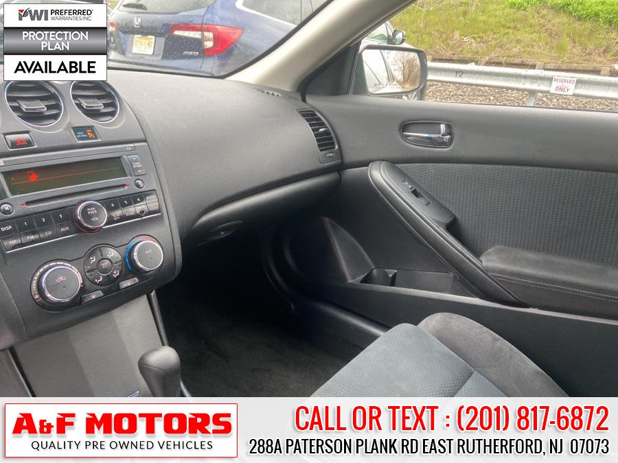 2013 Nissan Altima 2dr Cpe I4 2.5 S, available for sale in East Rutherford, New Jersey | A&F Motors LLC. East Rutherford, New Jersey 2013 Nissan Altima 2dr Cpe I4 2.5 S, available for sale in East Rutherford, New Jersey | A&F Motors LLC. East Rutherford, New Jersey